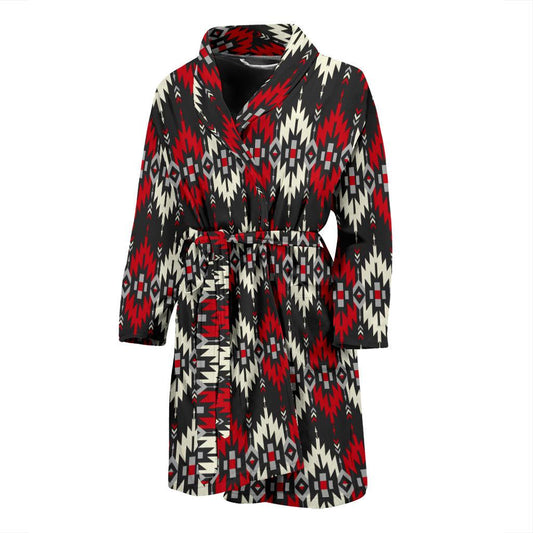 Pendleton Pattern Men Bath Robe-JTAMIGO.COM