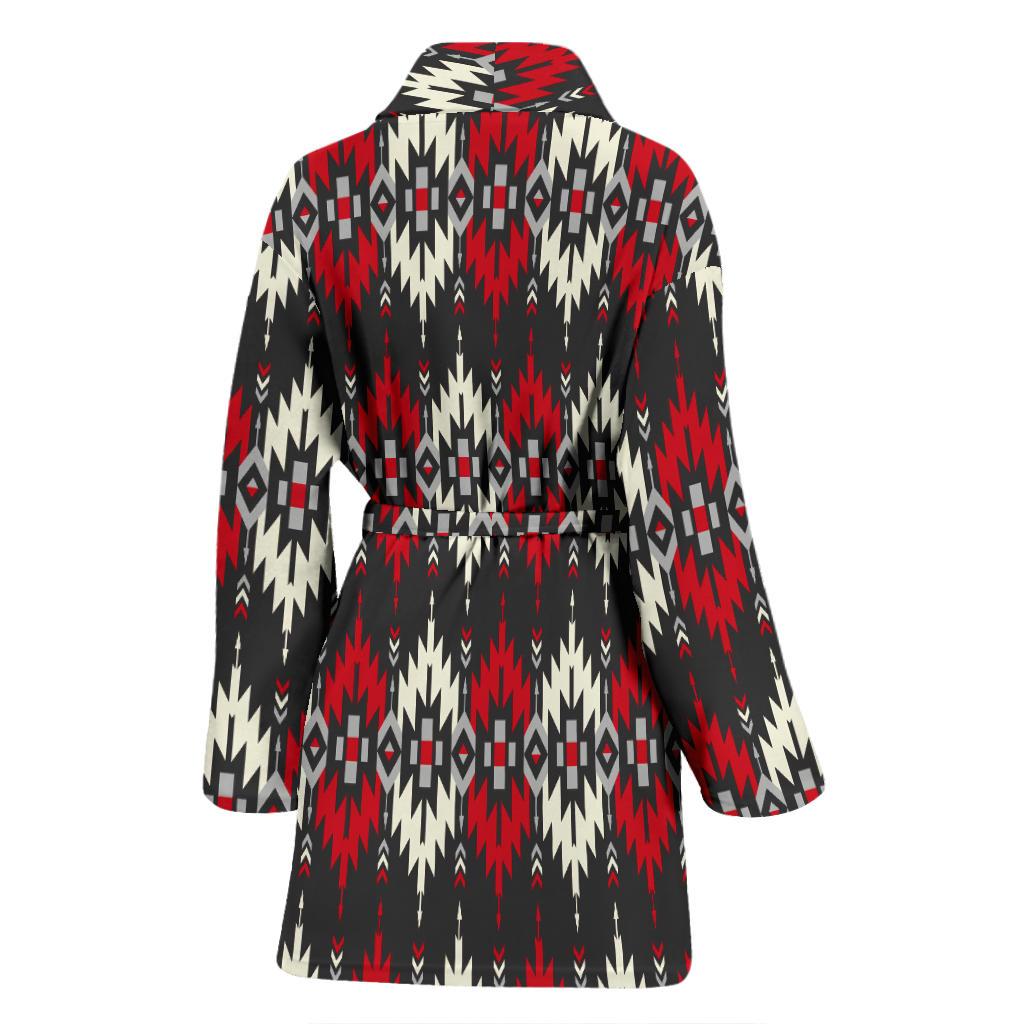 Pendleton Pattern Women Bath Robe-JTAMIGO.COM