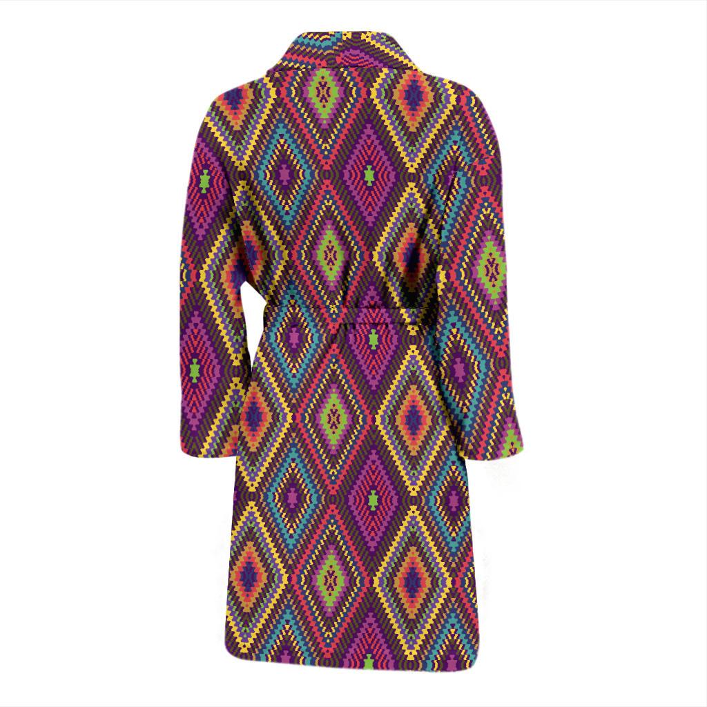 Pendleton Print Men Bath Robe-JTAMIGO.COM