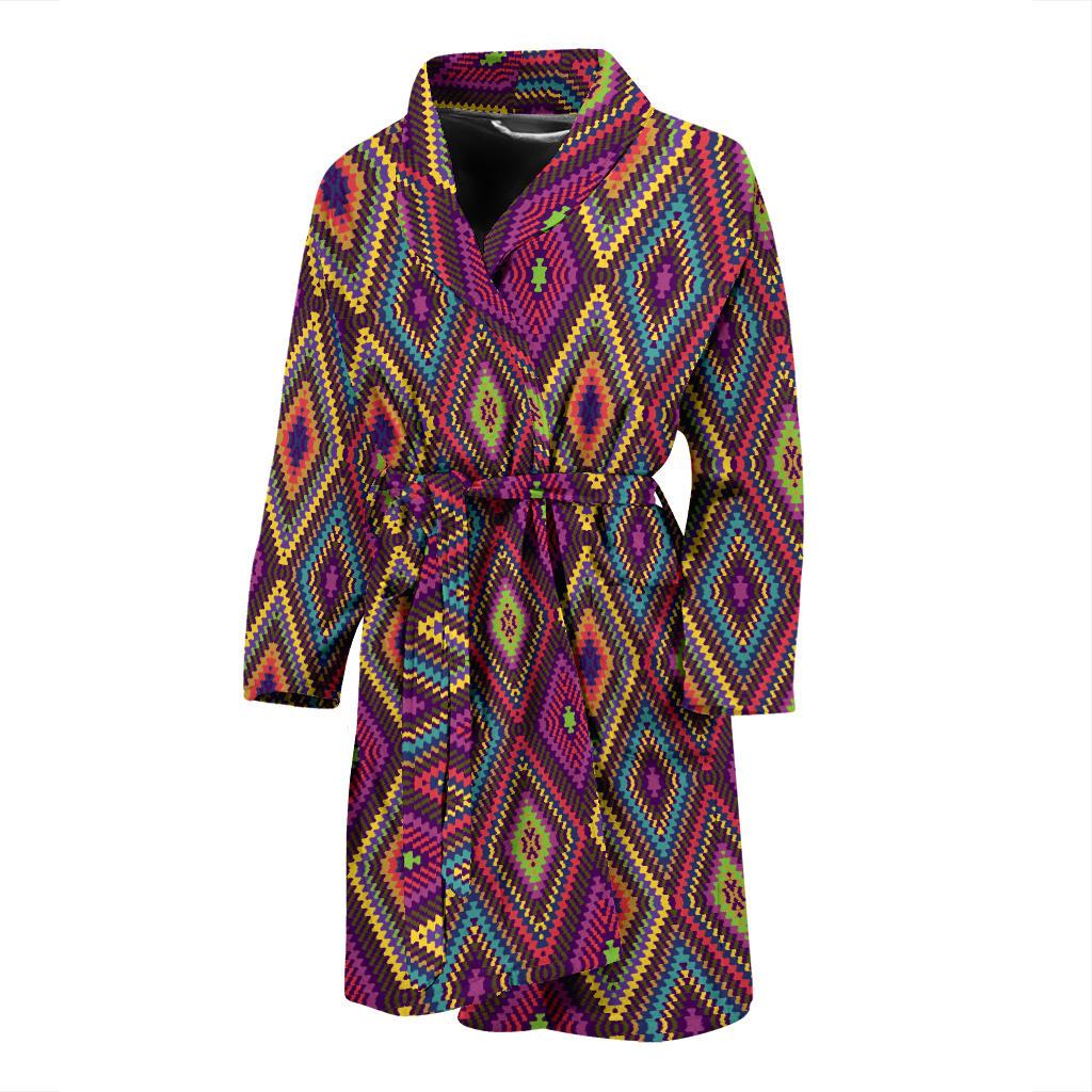 Pendleton Print Men Bath Robe-JTAMIGO.COM
