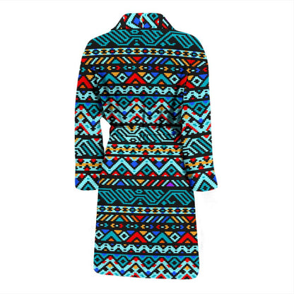 Pendleton Style Men Bath Robe-JTAMIGO.COM