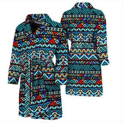 Pendleton Style Men Bath Robe-JTAMIGO.COM