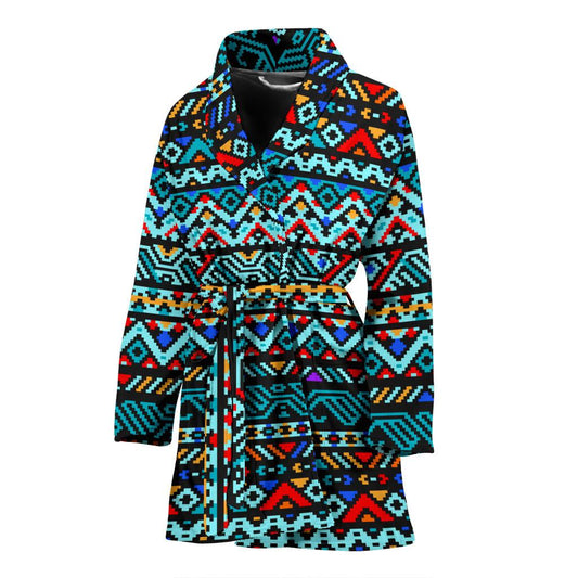 Pendleton Style Women Bath Robe-JTAMIGO.COM
