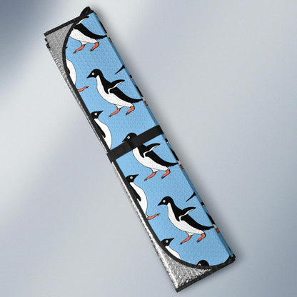 Penguin Dance Pattern Car Sun Shade For Windshield