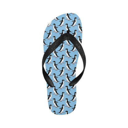 Penguin Dance Pattern Flip Flops-JTAMIGO.COM