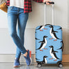 Penguin Dance Pattern Luggage Cover Protector
