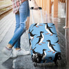 Penguin Dance Pattern Luggage Cover Protector