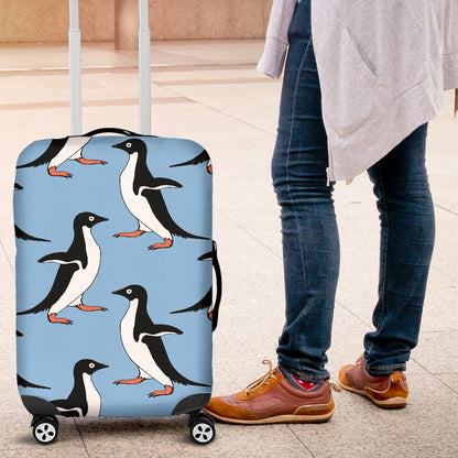 Penguin Dance Pattern Luggage Cover Protector