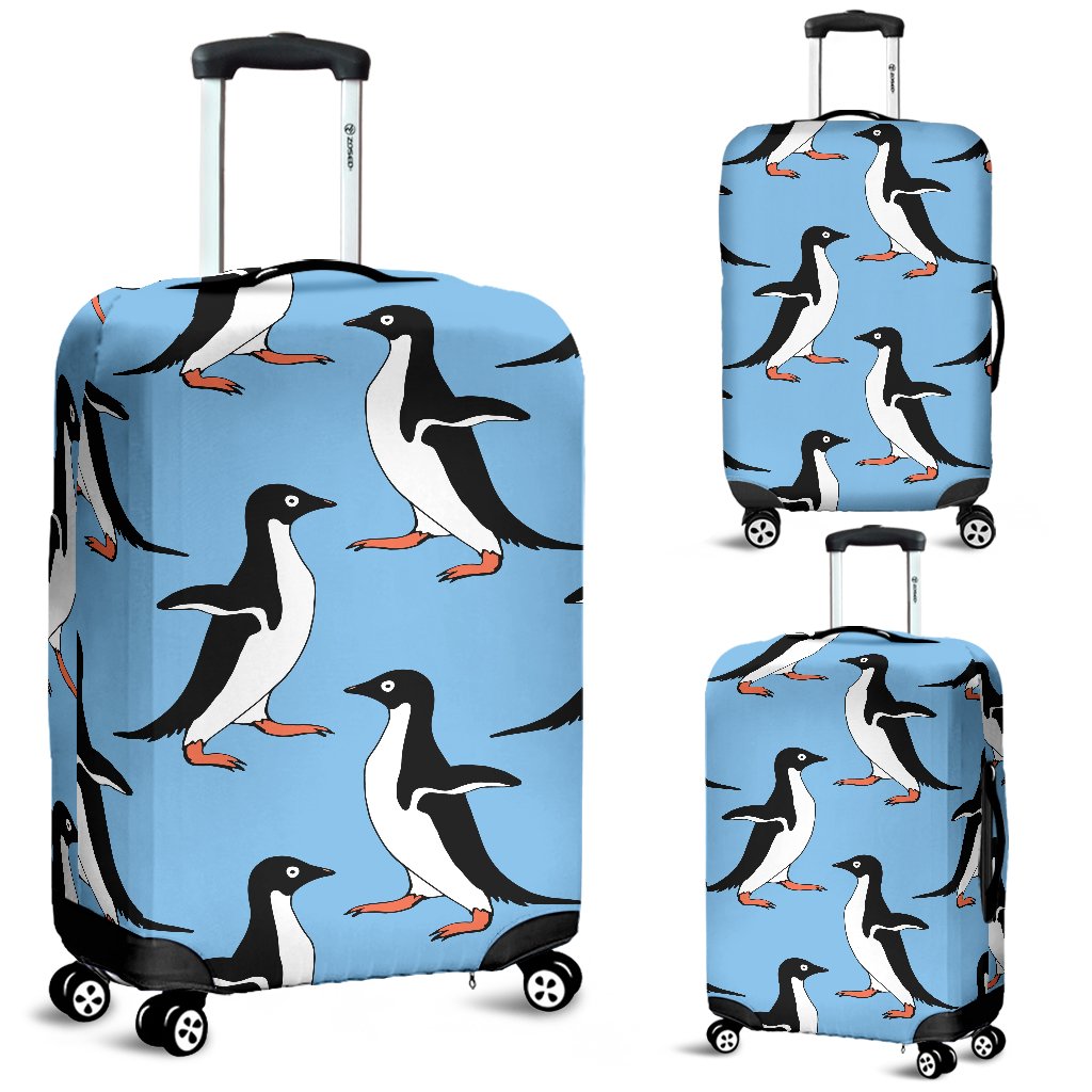 Penguin Dance Pattern Luggage Cover Protector
