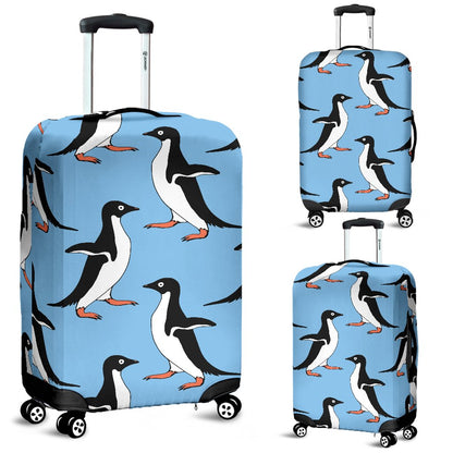 Penguin Dance Pattern Luggage Cover Protector