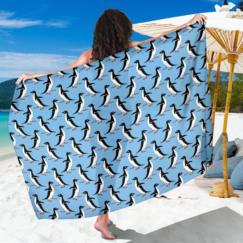 Penguin Dance Pattern Sarong Pareo Wrap