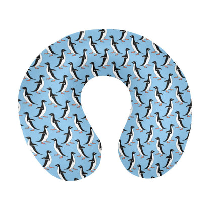 Penguin Dance Pattern U-Shaped Travel Neck Pillow-JTAMIGO.COM