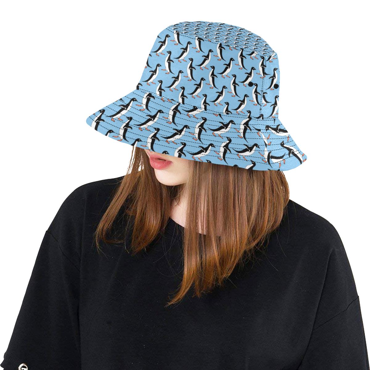 Penguin Dance Pattern Unisex Bucket Hat