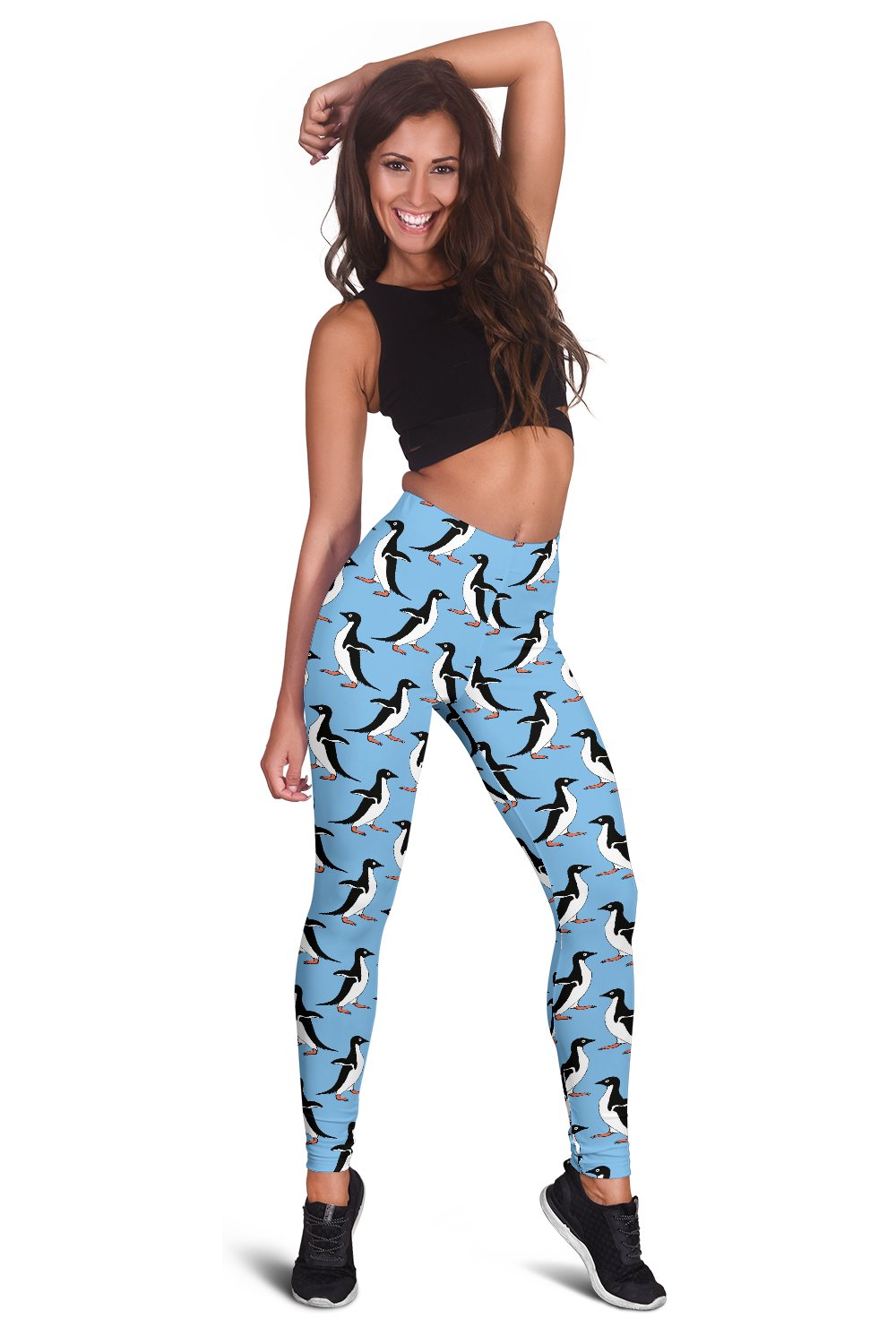 Penguin Dance Pattern Women Leggings