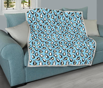 Penguin Happy Print Premium Quilt-JTAMIGO.COM