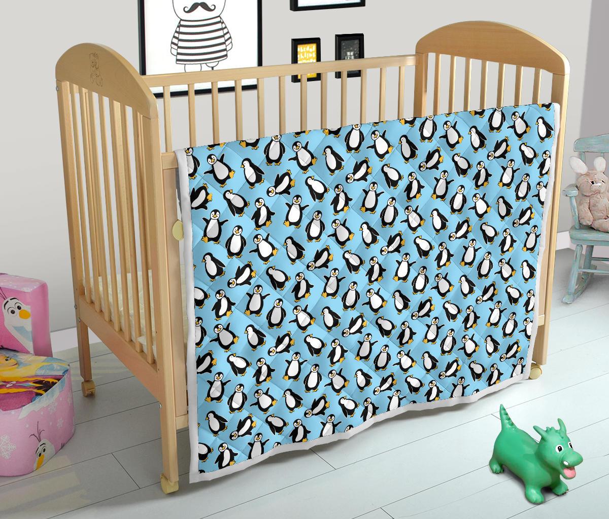 Penguin Happy Print Premium Quilt-JTAMIGO.COM