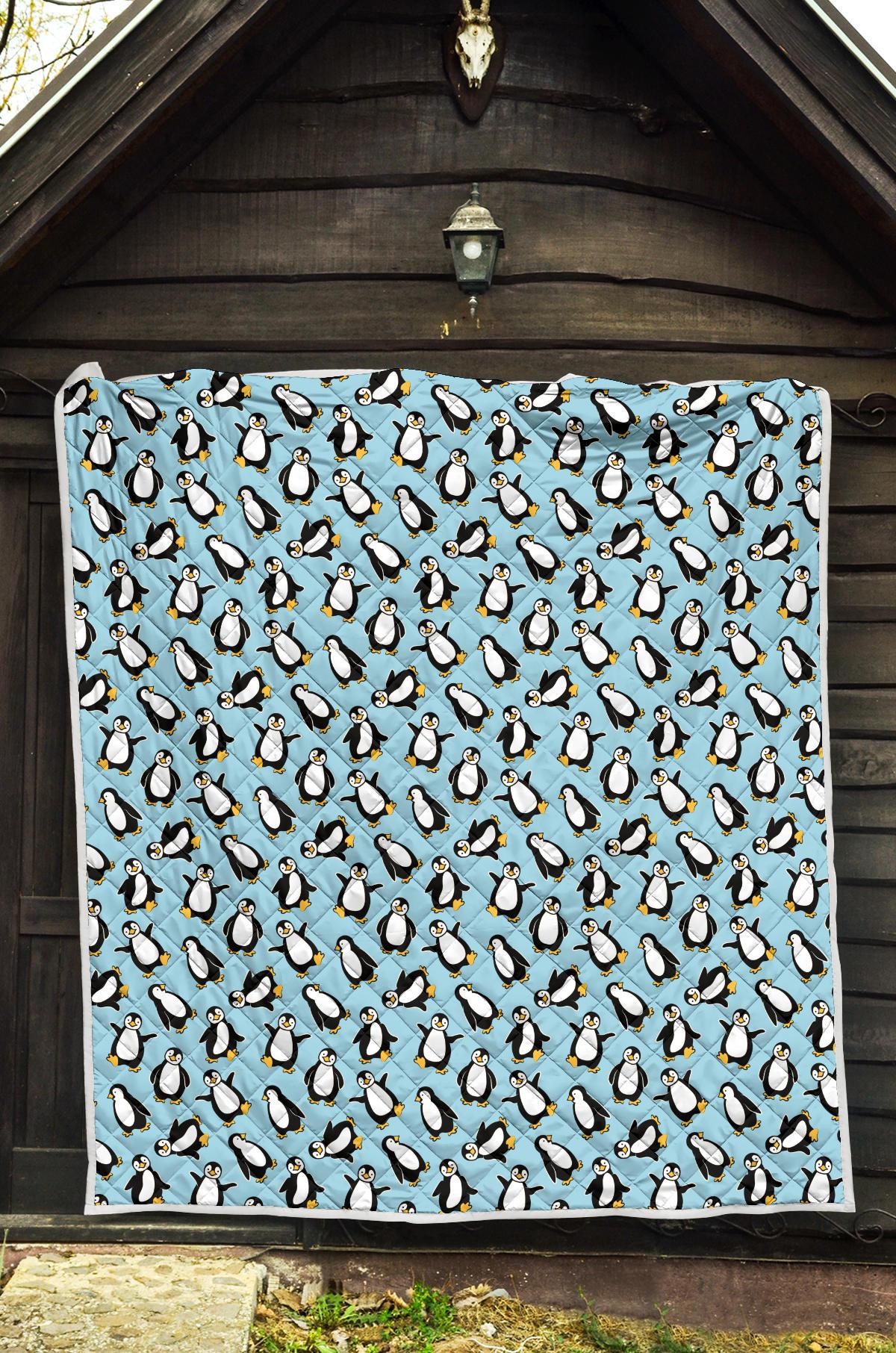 Penguin Happy Print Premium Quilt-JTAMIGO.COM