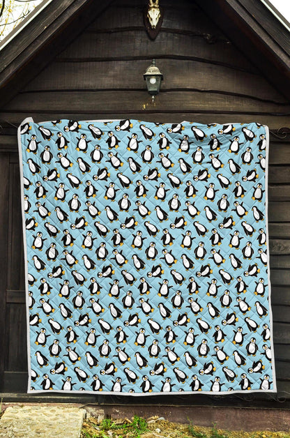 Penguin Happy Print Premium Quilt-JTAMIGO.COM