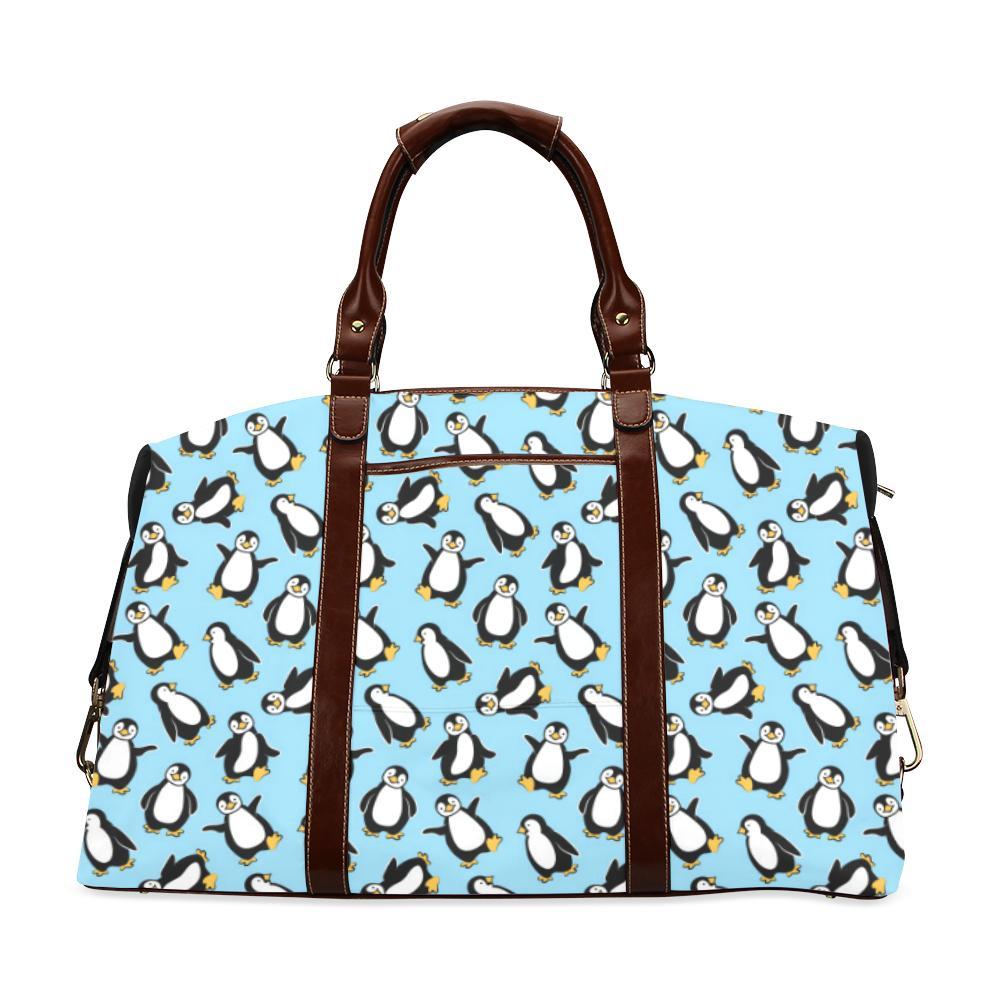 Penguin Happy Print Travel Bag