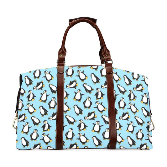Penguin Happy Print Travel Bag