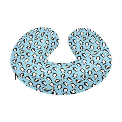 Penguin Happy Print U-Shaped Travel Neck Pillow-JTAMIGO.COM