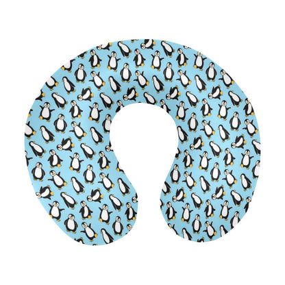 Penguin Happy Print U-Shaped Travel Neck Pillow-JTAMIGO.COM