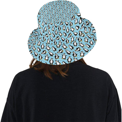 Penguin Happy Print Unisex Bucket Hat