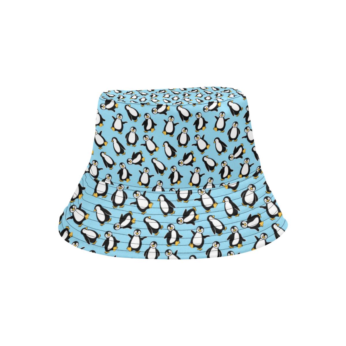 Penguin Happy Print Unisex Bucket Hat