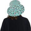 Penguin Love Print Unisex Bucket Hat