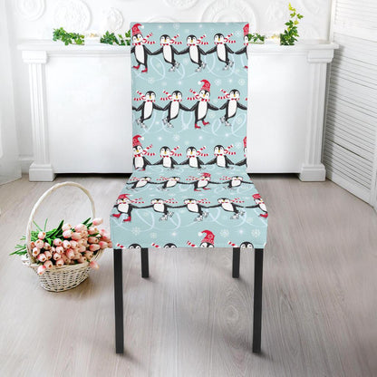 Penguin Sking Design Dining Chair Slipcover-JTAMIGO.COM