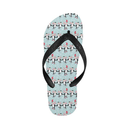 Penguin Sking Design Flip Flops-JTAMIGO.COM