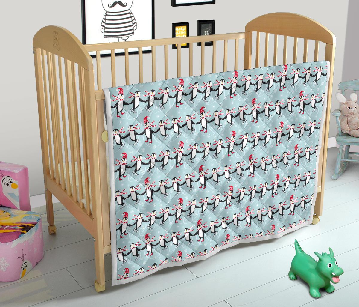 Penguin Sking Design Premium Quilt-JTAMIGO.COM