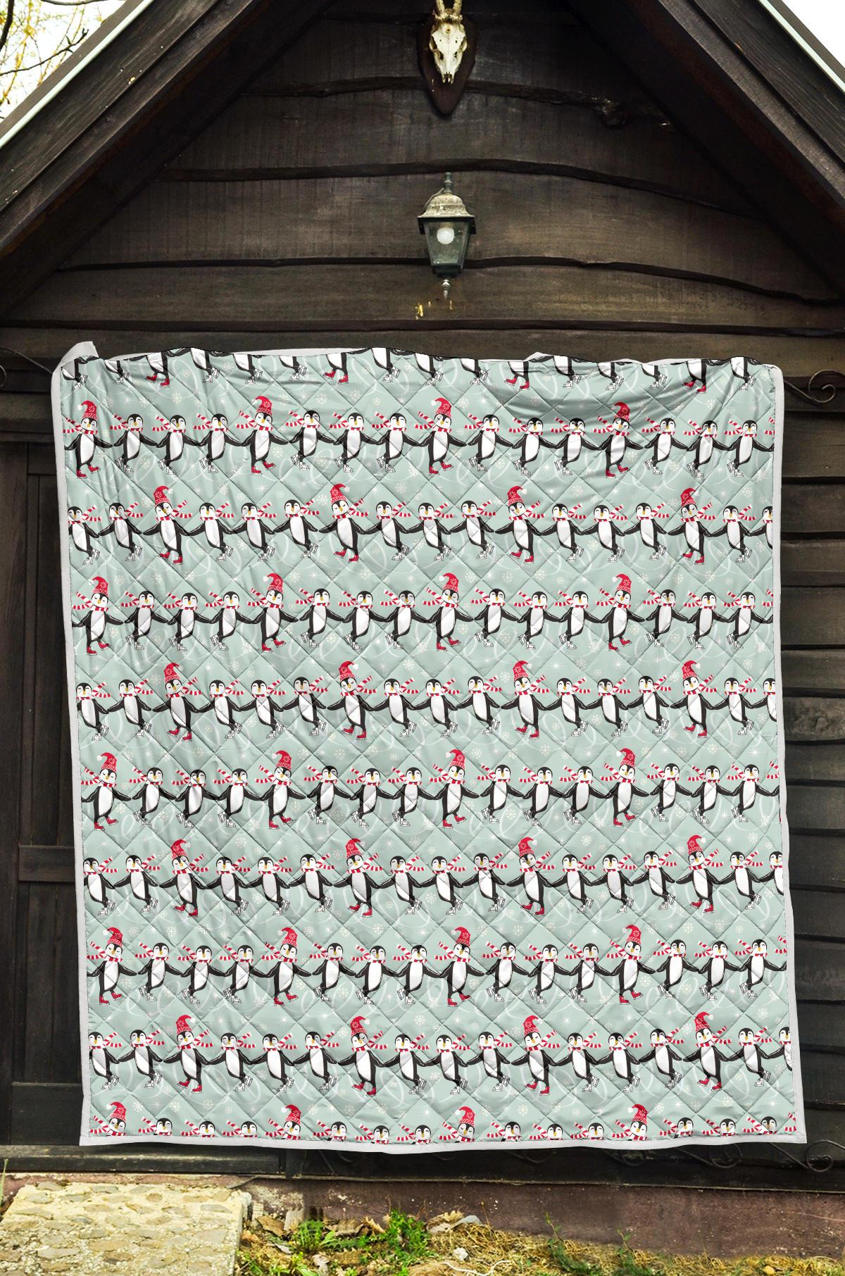 Penguin Sking Design Premium Quilt-JTAMIGO.COM