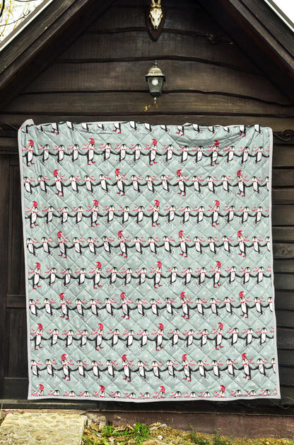 Penguin Sking Design Premium Quilt-JTAMIGO.COM