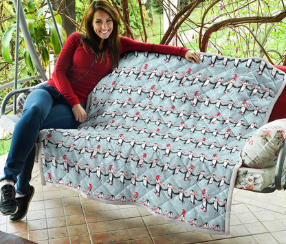 Penguin Sking Design Premium Quilt-JTAMIGO.COM