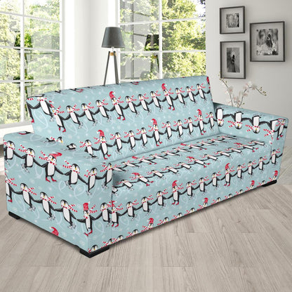 Penguin Sking Design Sofa Slipcover-JTAMIGO.COM