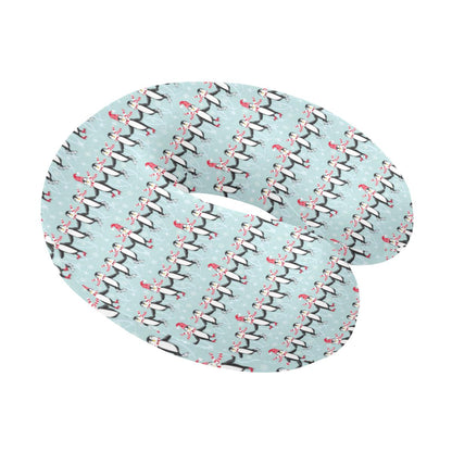 Penguin Sking Design U-Shaped Travel Neck Pillow-JTAMIGO.COM