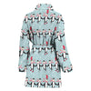 Penguin Sking Design Women Bath Robe-JTAMIGO.COM