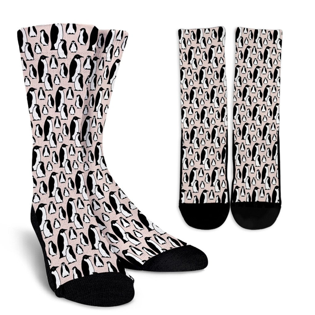 Penguin Themed Crew Socks