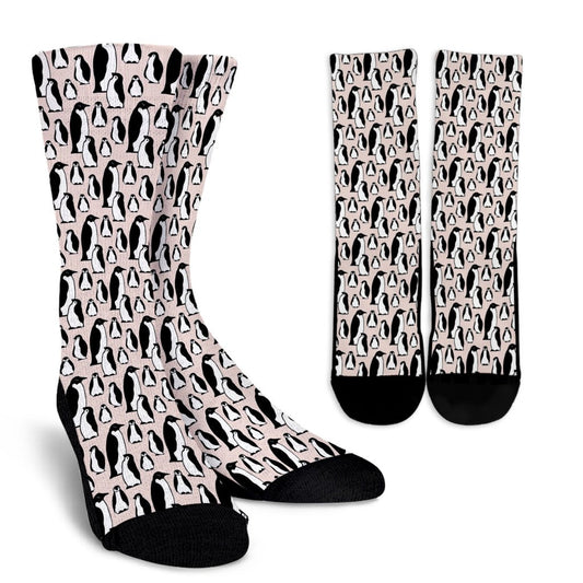 Penguin Themed Crew Socks