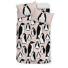 Penguin Themed Duvet Cover Bedding Set
