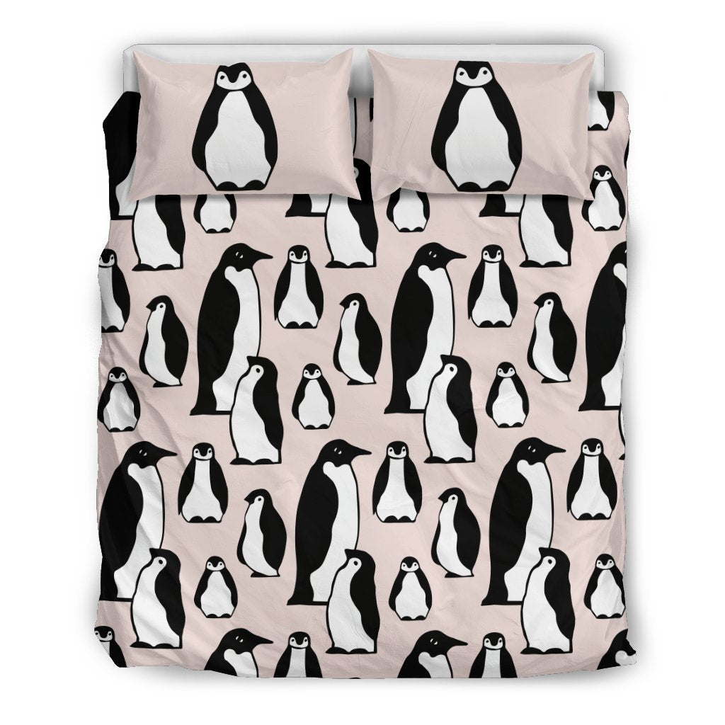 Penguin Themed Duvet Cover Bedding Set