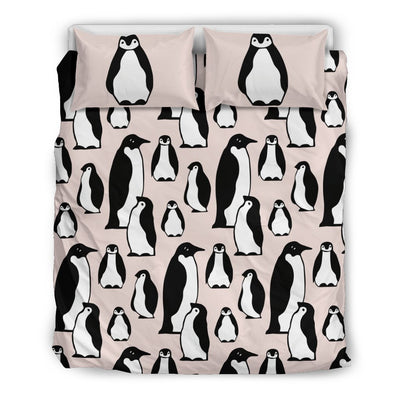 Penguin Themed Duvet Cover Bedding Set