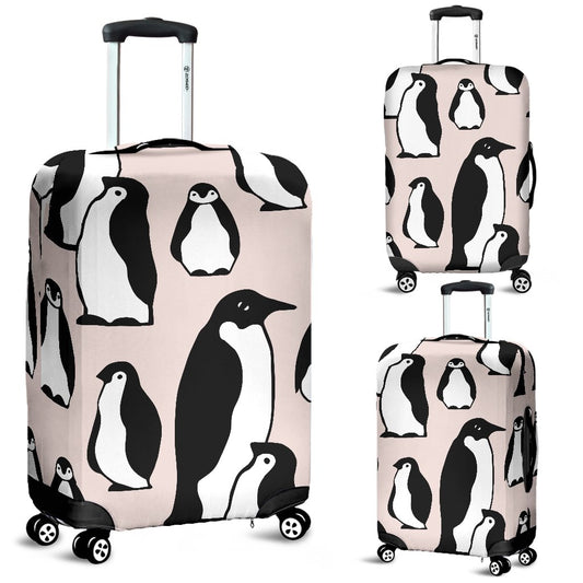 Penguin Themed Luggage Cover Protector