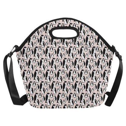 Penguin Themed Neoprene Lunch Bag (Model 1669)(Large)-JTAMIGO.COM