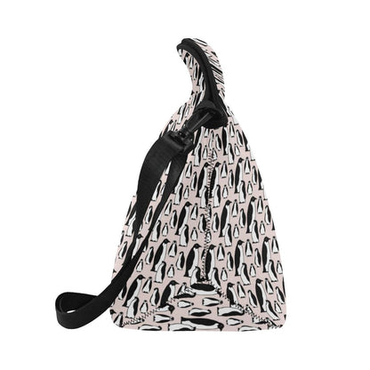 Penguin Themed Neoprene Lunch Bag (Model 1669)(Large)-JTAMIGO.COM