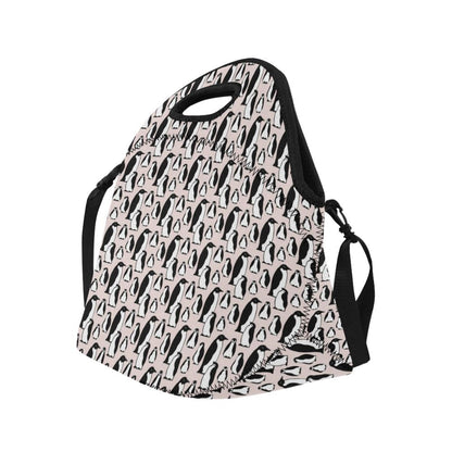 Penguin Themed Neoprene Lunch Bag (Model 1669)(Large)-JTAMIGO.COM