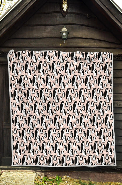 Penguin Themed Premium Quilt-JTAMIGO.COM