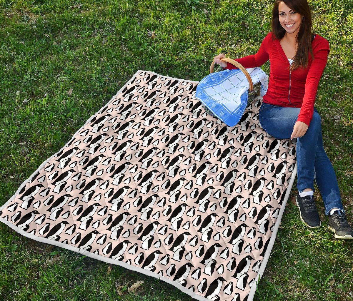 Penguin Themed Premium Quilt-JTAMIGO.COM