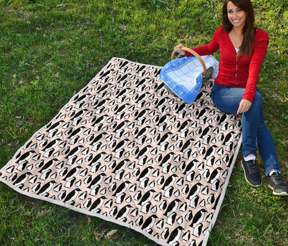 Penguin Themed Premium Quilt-JTAMIGO.COM